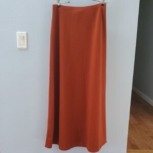 Rrrruss Orange Maxi A-line Skirt